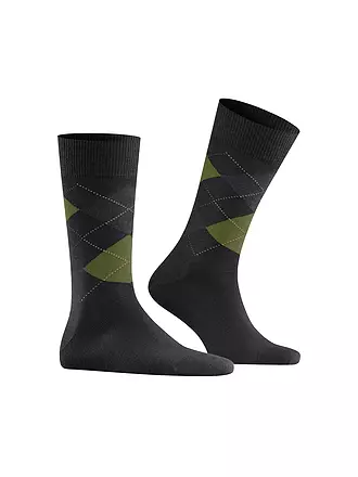 BURLINGTON | Chaussettes homme EDINBURGH 40-46 asphalte chiné | schwarz